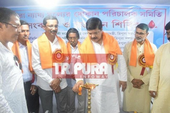 Health Minister inaugurates blood donation camp